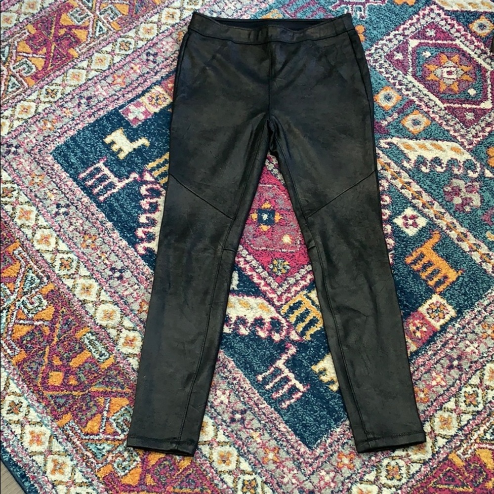 Free People vegan suede leggings, size 4